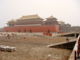 The Forbidden City. Notice the smog...